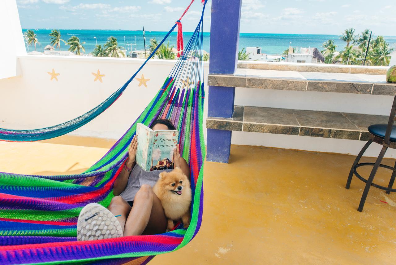 The Mermaid Hostel Beach (Adults Only) Cancún Exterior foto