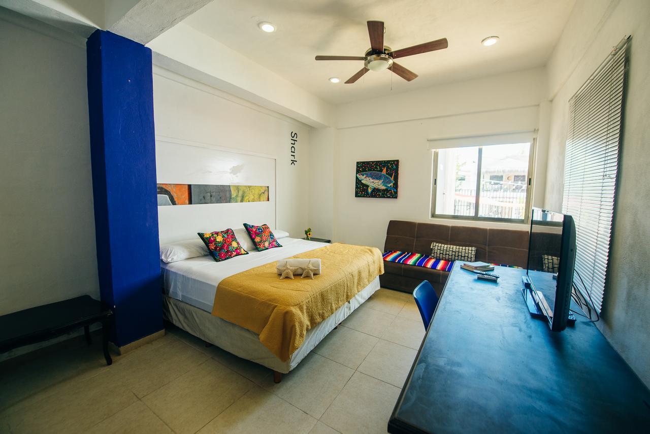The Mermaid Hostel Beach (Adults Only) Cancún Exterior foto