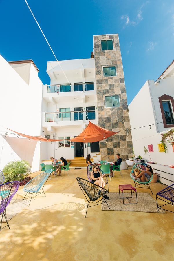 The Mermaid Hostel Beach (Adults Only) Cancún Exterior foto